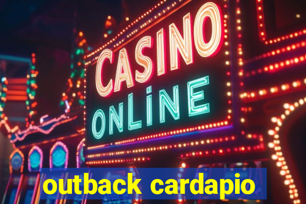 outback cardapio